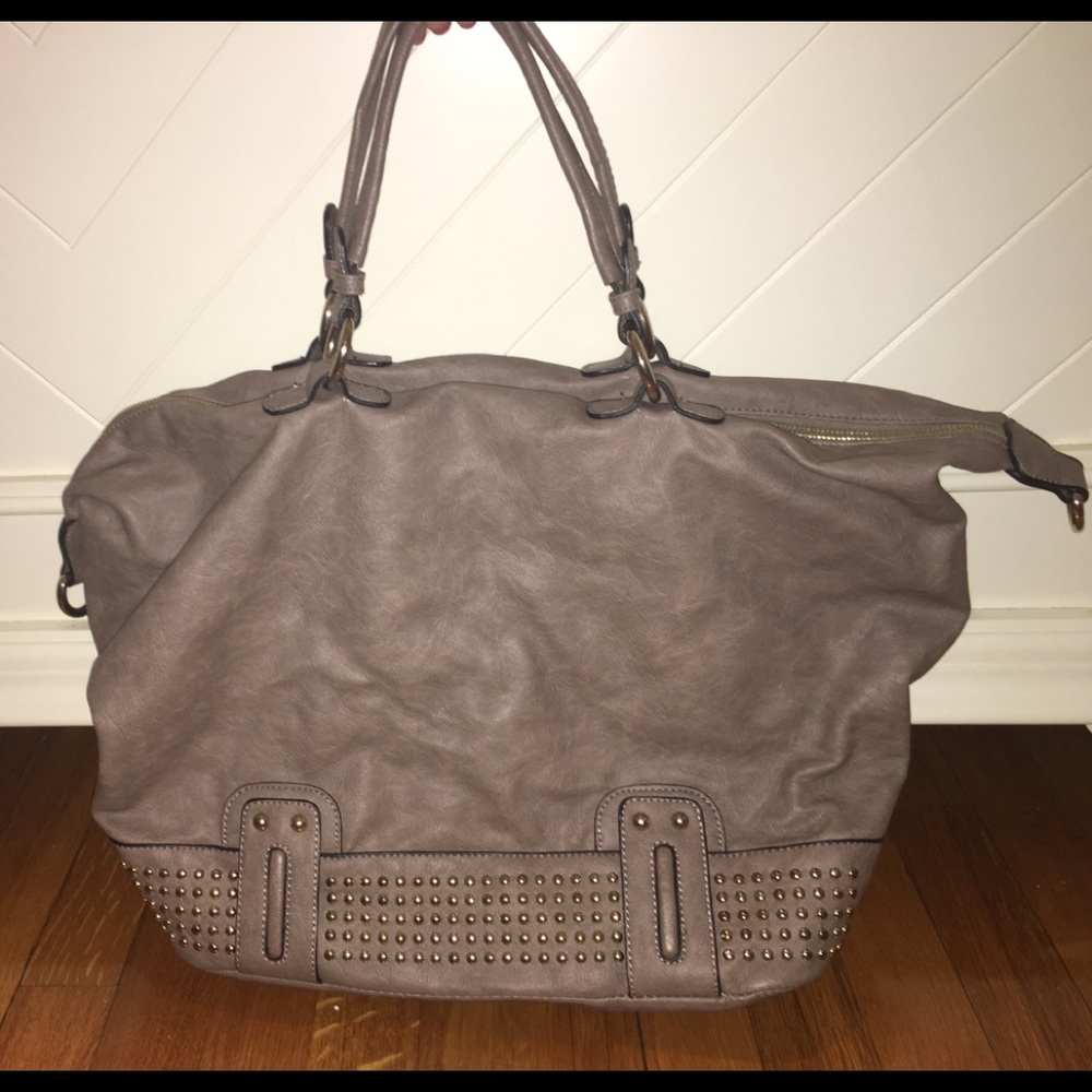 Tan Big Purse Crossbody